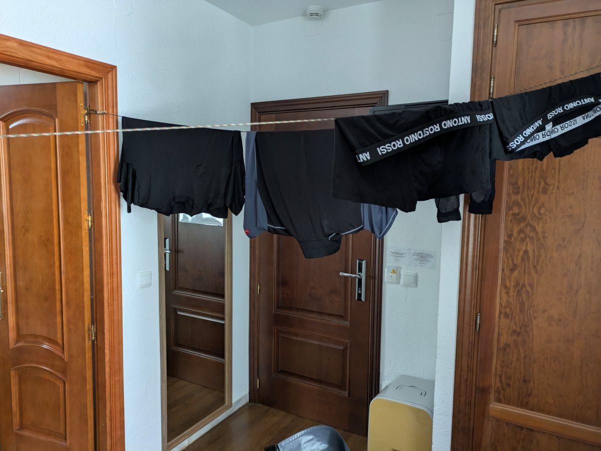 10-Waschtag im Hotel in der Altstadt Rondas